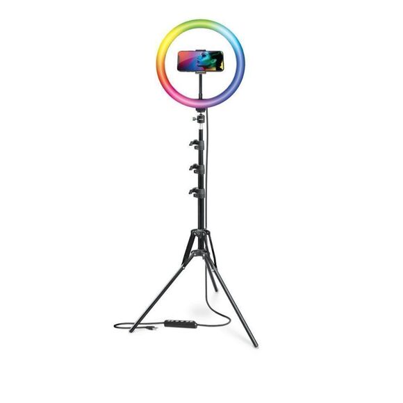 Bower 12-inch LED GB Ring Light Studio Kit with Special Effects